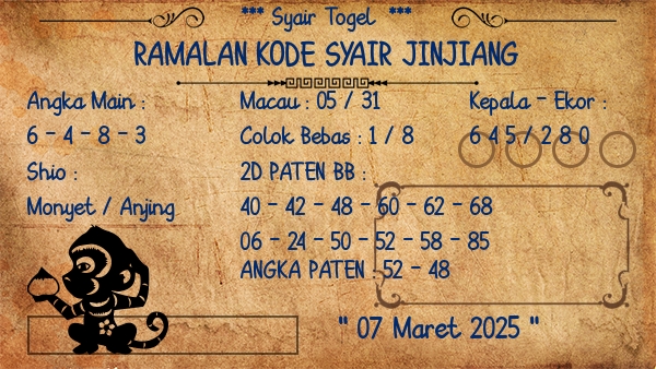 Prediksi Jinjiang