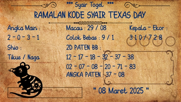 Prediksi Texas Day