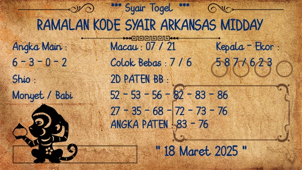 Prediksi Arkansas Midday