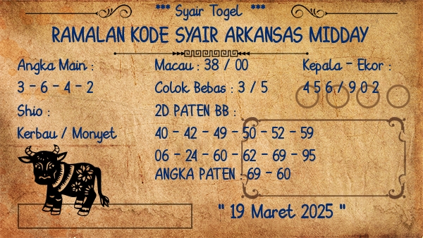 Prediksi Arkansas Midday
