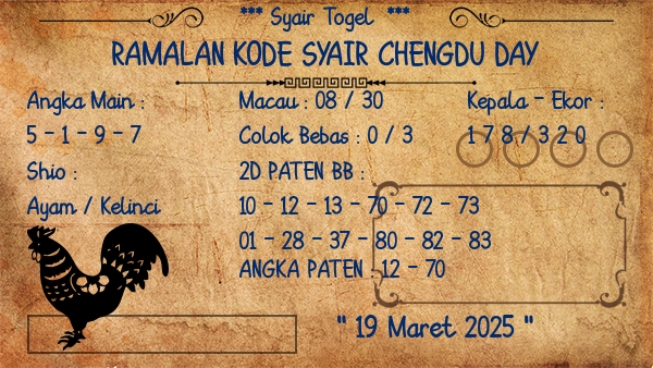 Prediksi Chengdu Day