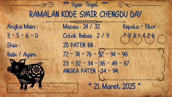 Prediksi Chengdu Day