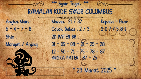 Prediksi Colombus