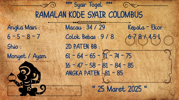 Prediksi Colombus