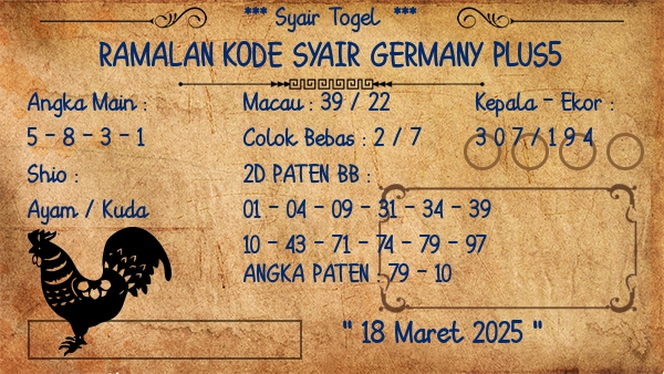 Prediksi Germany Plus5