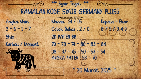 Prediksi Germany Plus5