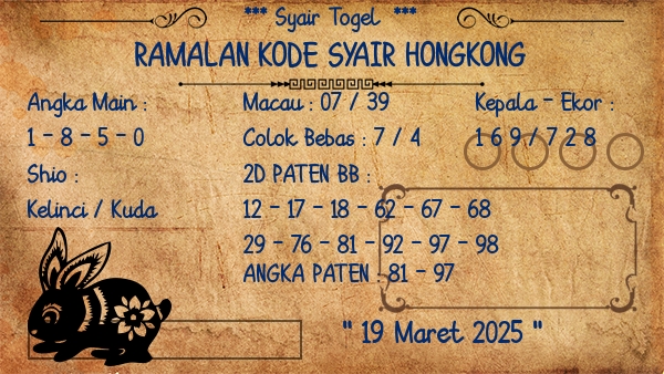 Prediksi Hongkong