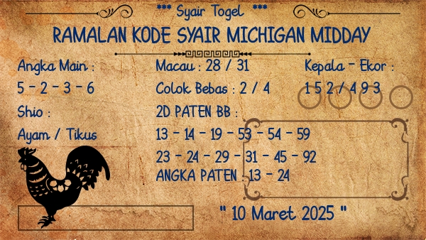 Prediksi Michigan Midday