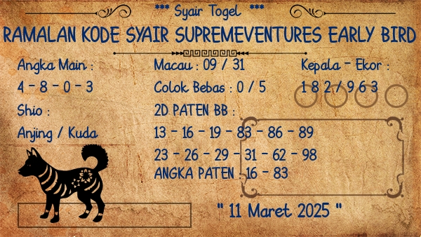 Prediksi Supremeventures Early Bird