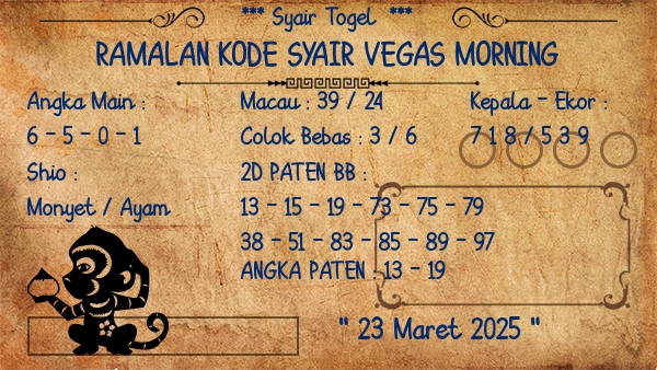Prediksi Vegas Morning